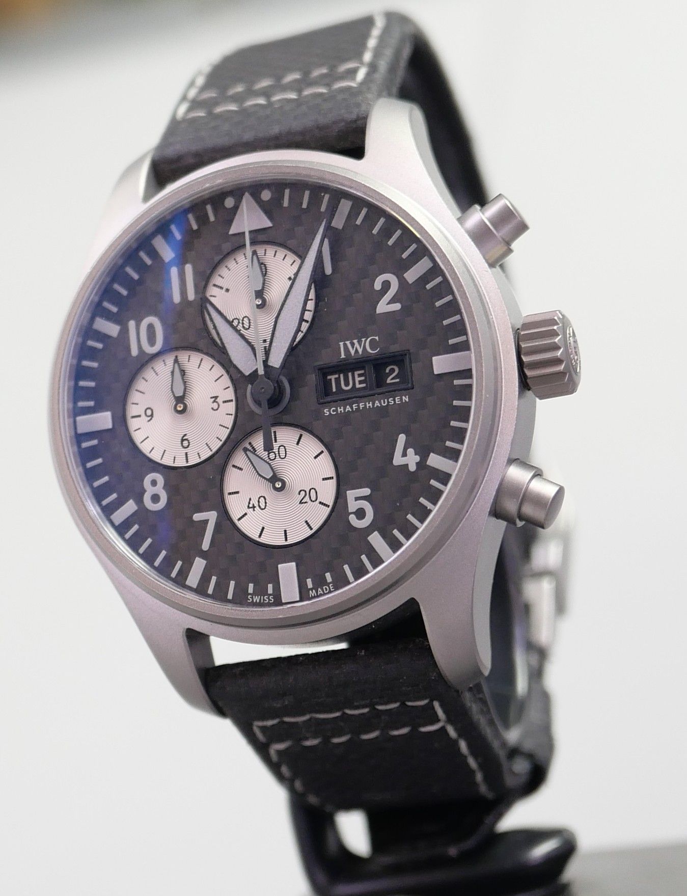 IWC Fliegeruhr Chronograph Pilot's Watch Chronograph AMG Special Edition Fullset – Bild 9