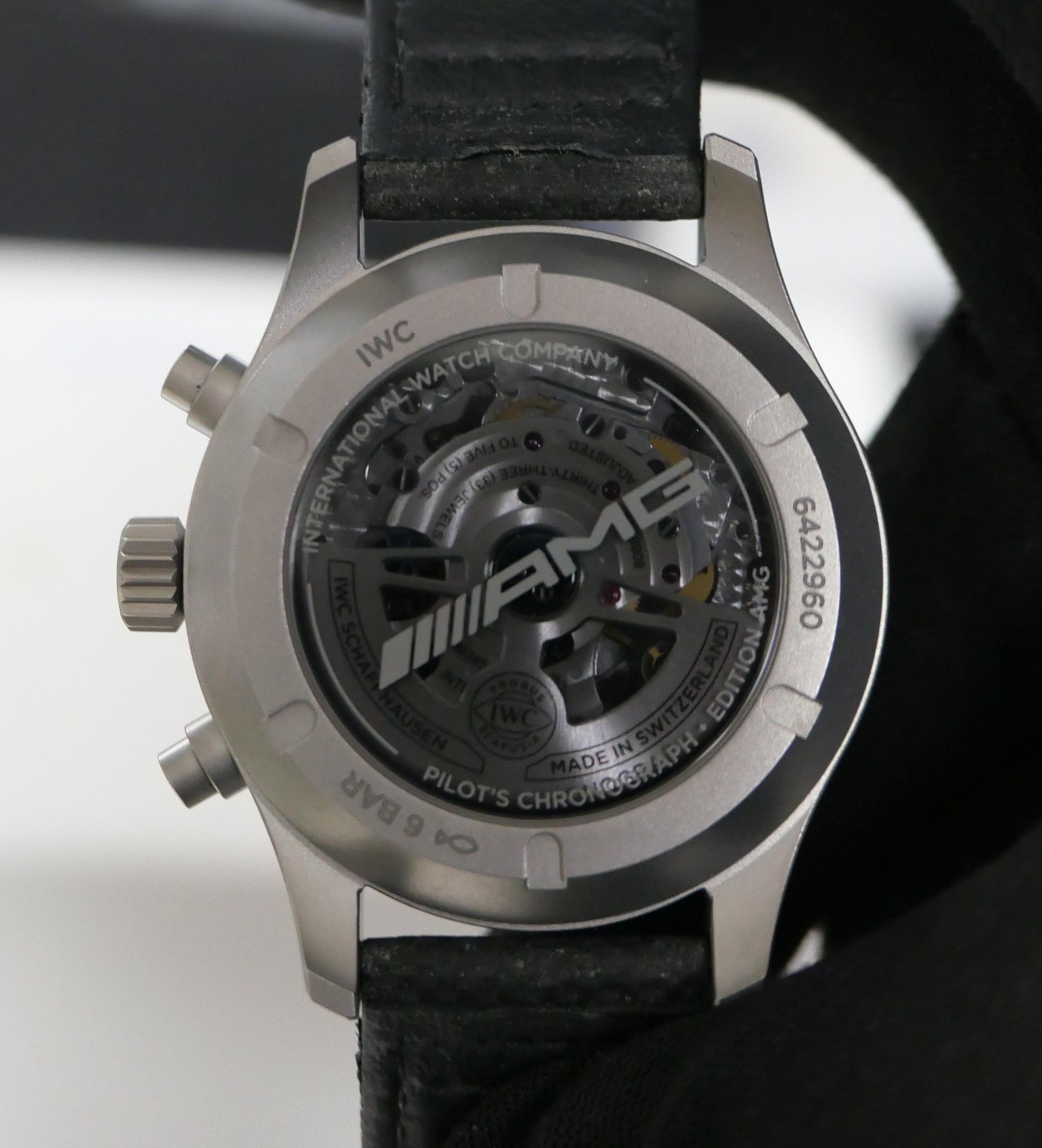 IWC Fliegeruhr Chronograph Pilot's Watch Chronograph AMG Special Edition Fullset – Bild 11