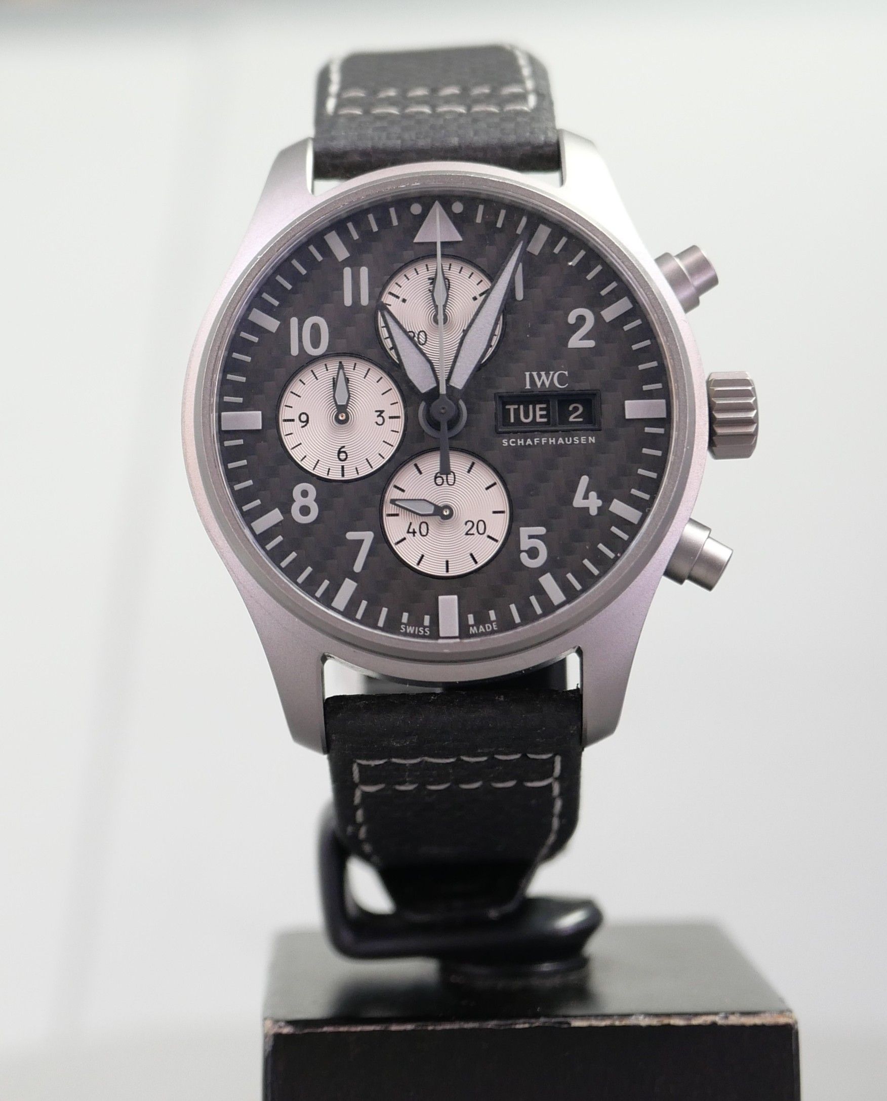 IWC Fliegeruhr Chronograph Pilot's Watch Chronograph AMG Special Edition Fullset – Bild 7