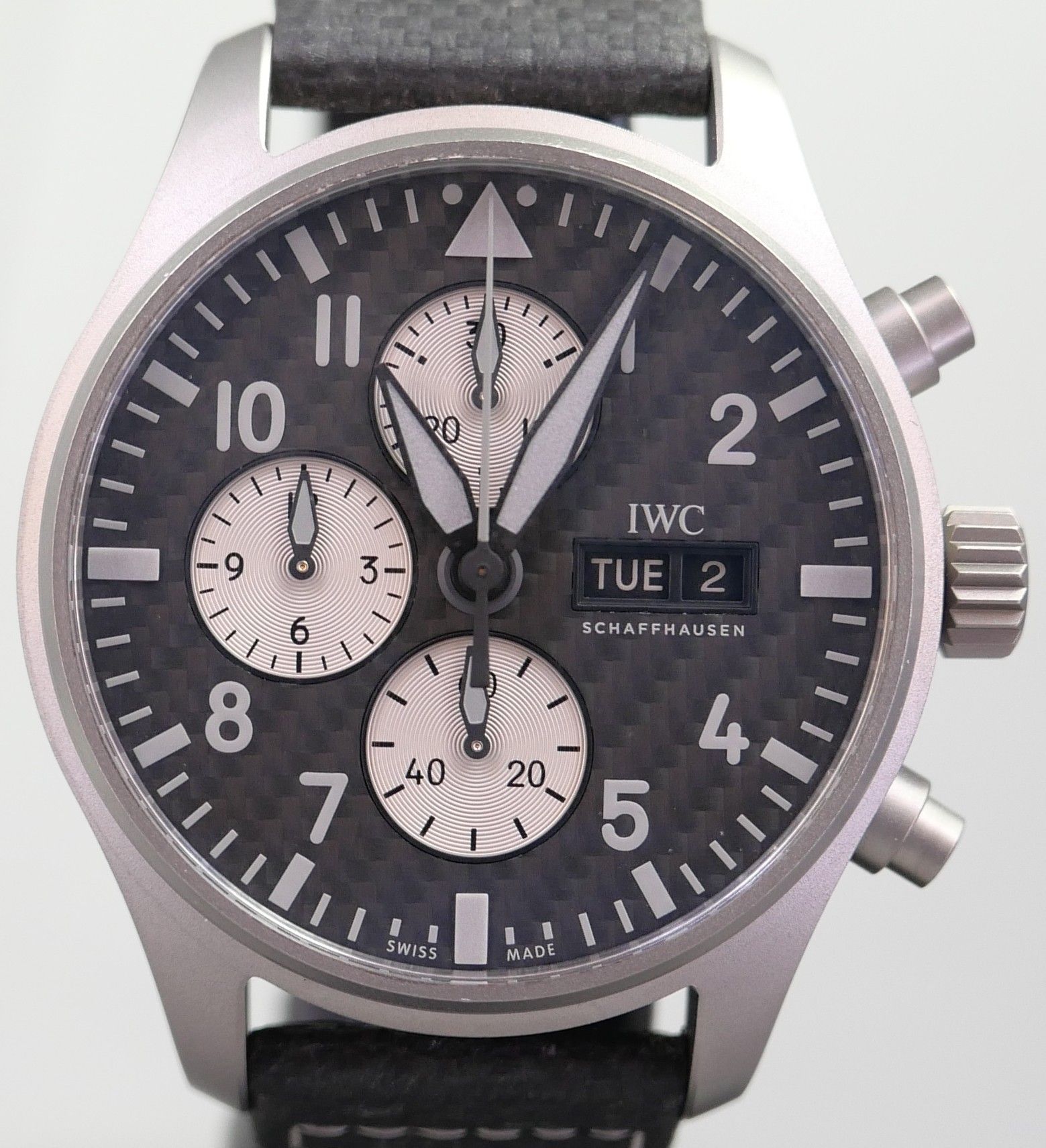 IWC Fliegeruhr Chronograph Pilot's Watch Chronograph AMG Special Edition Fullset – Bild 10