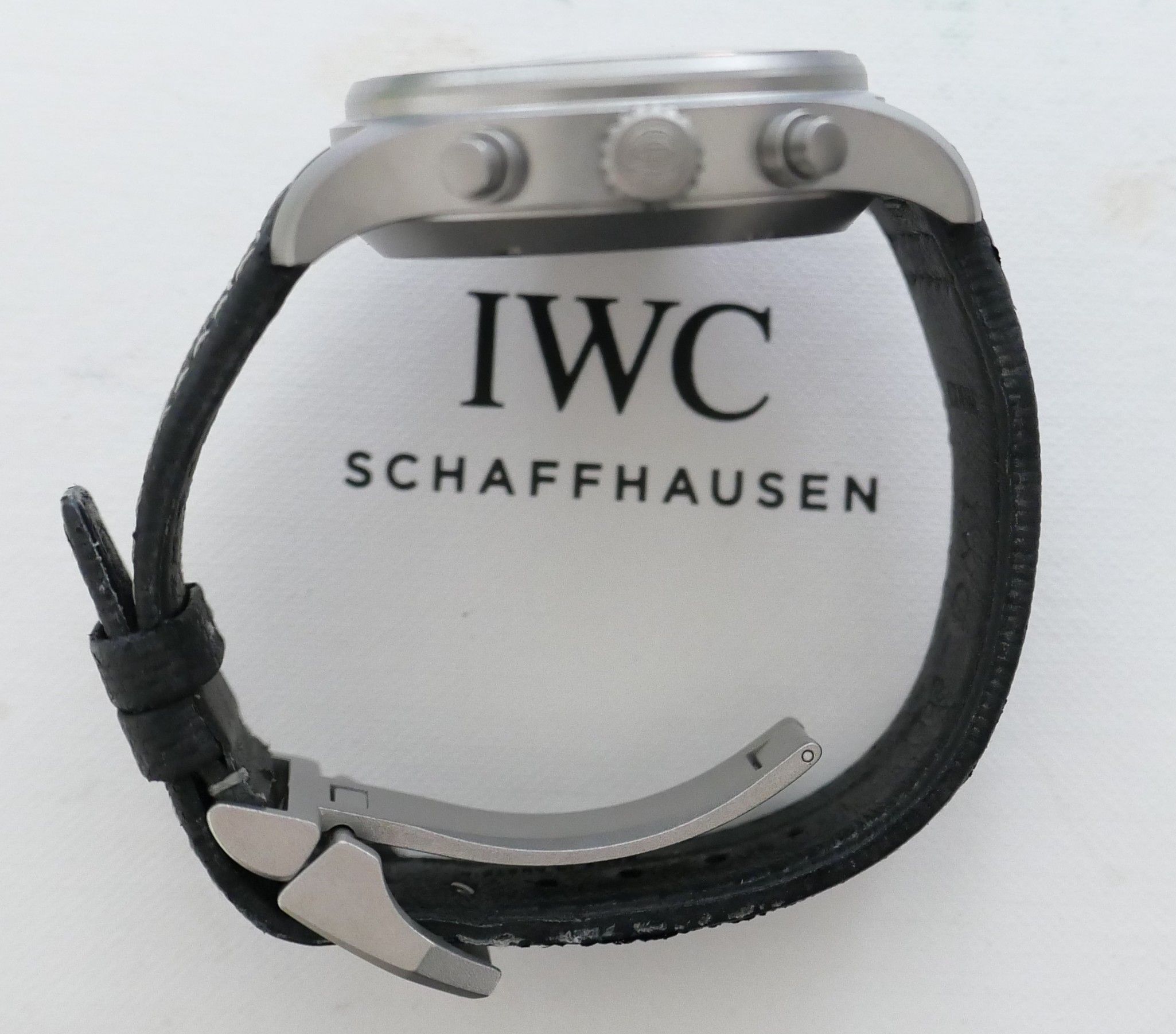 IWC Fliegeruhr Chronograph Pilot's Watch Chronograph AMG Special Edition Fullset – Bild 14