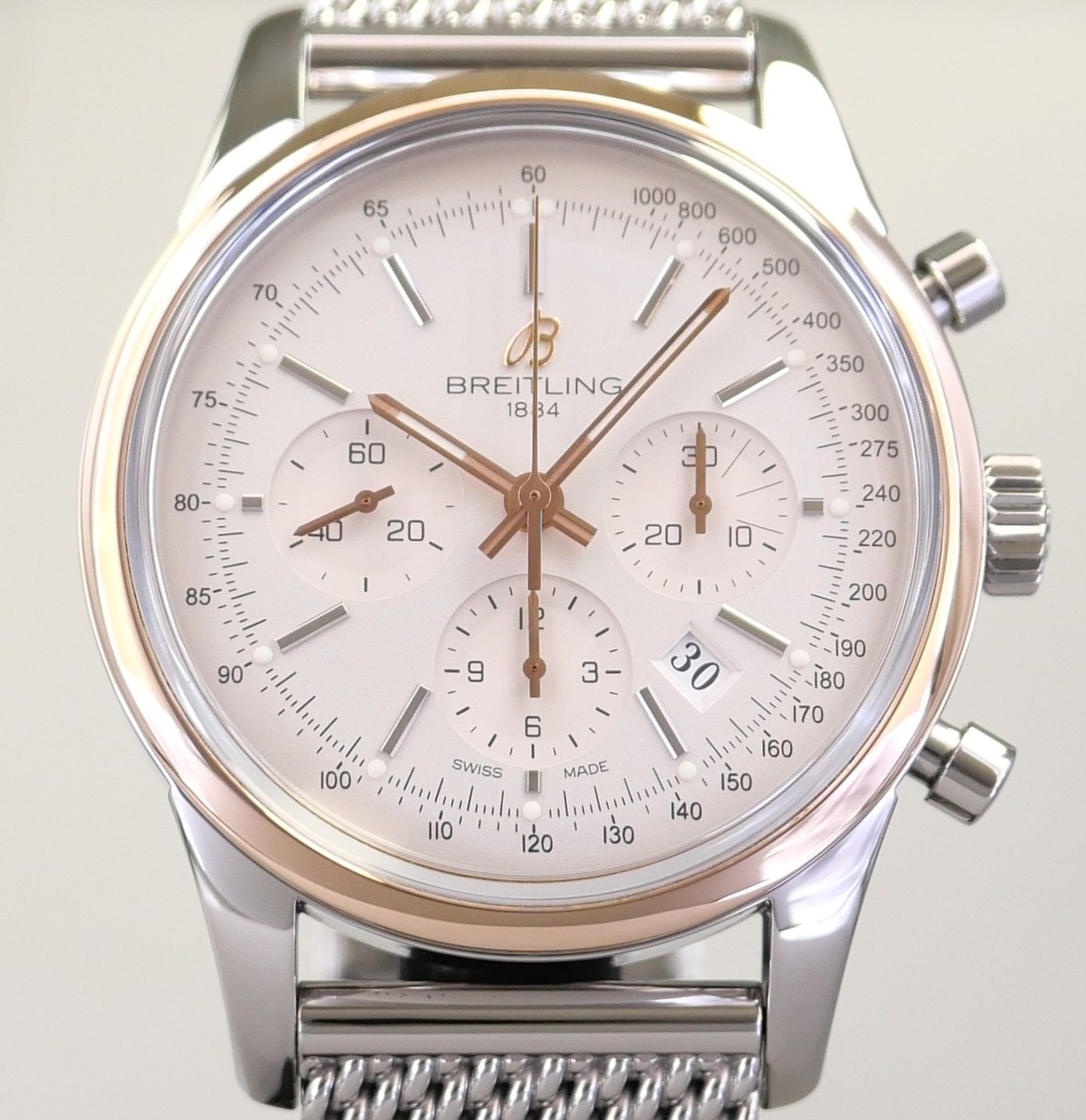 Breitling Transocean Chronograph Fullset – Bild 10