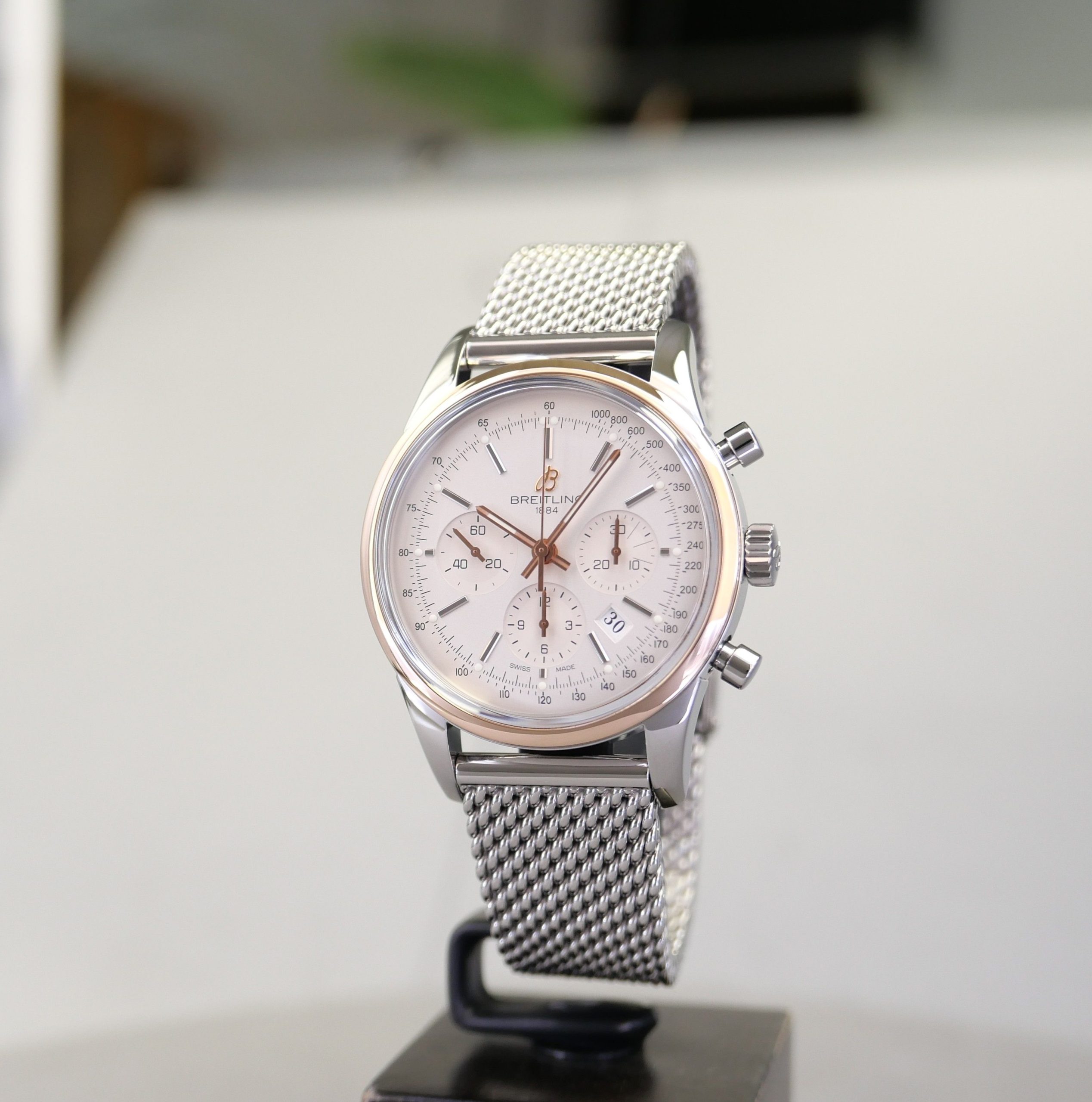 Breitling Transocean Chronograph Fullset – Bild 3