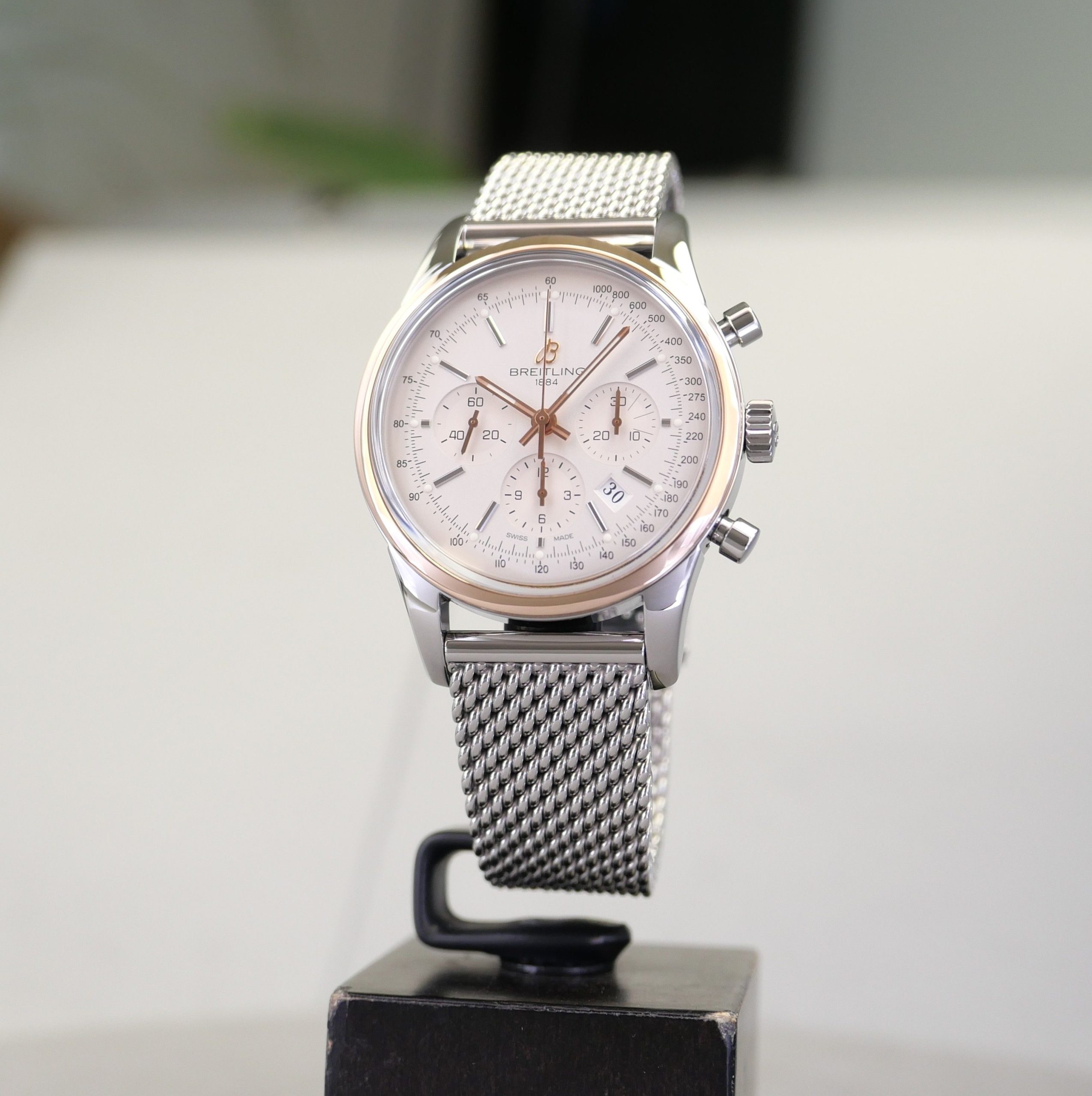 Breitling Transocean Chronograph Fullset – Bild 9