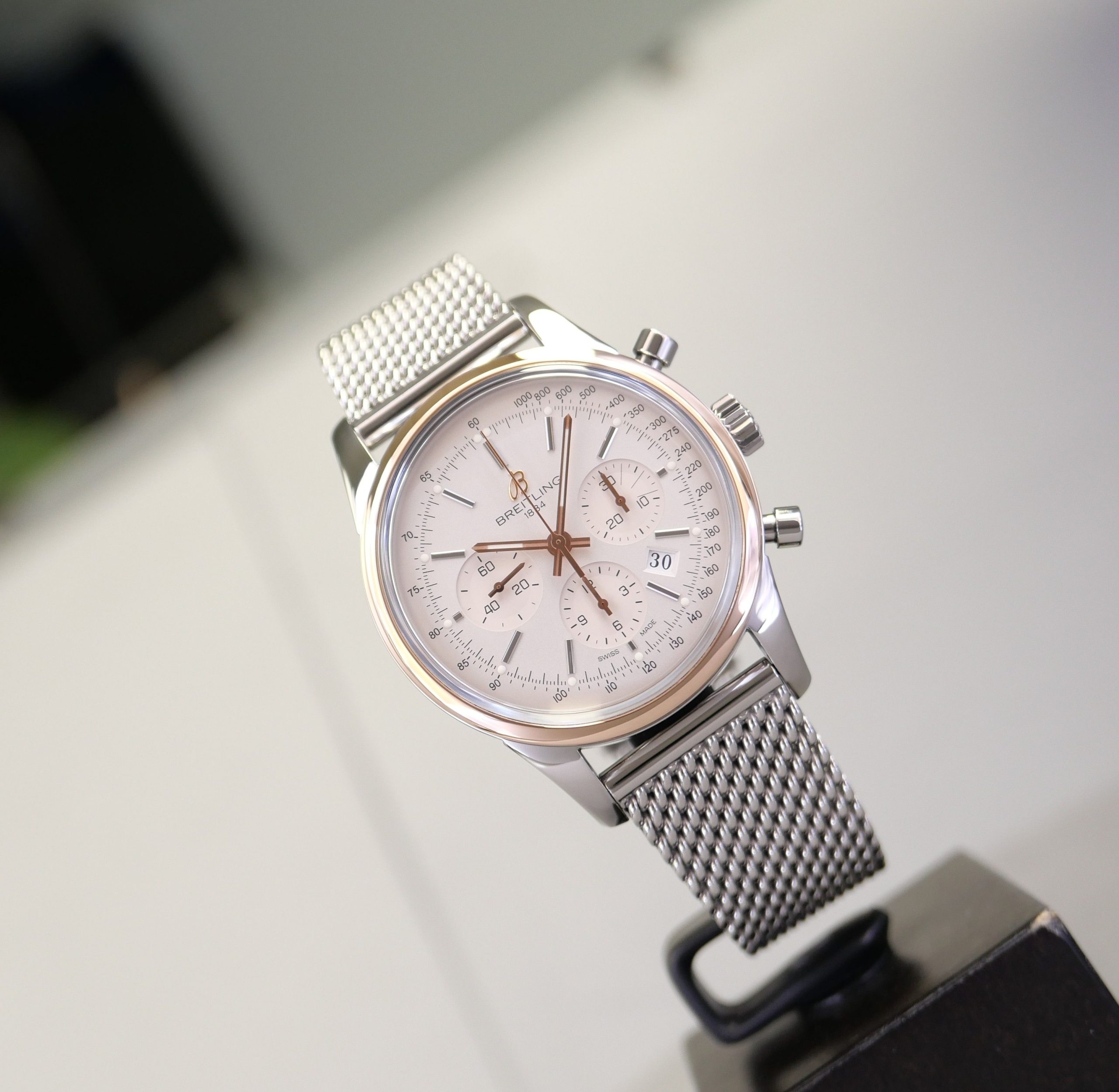 Breitling Transocean Chronograph Fullset – Bild 6