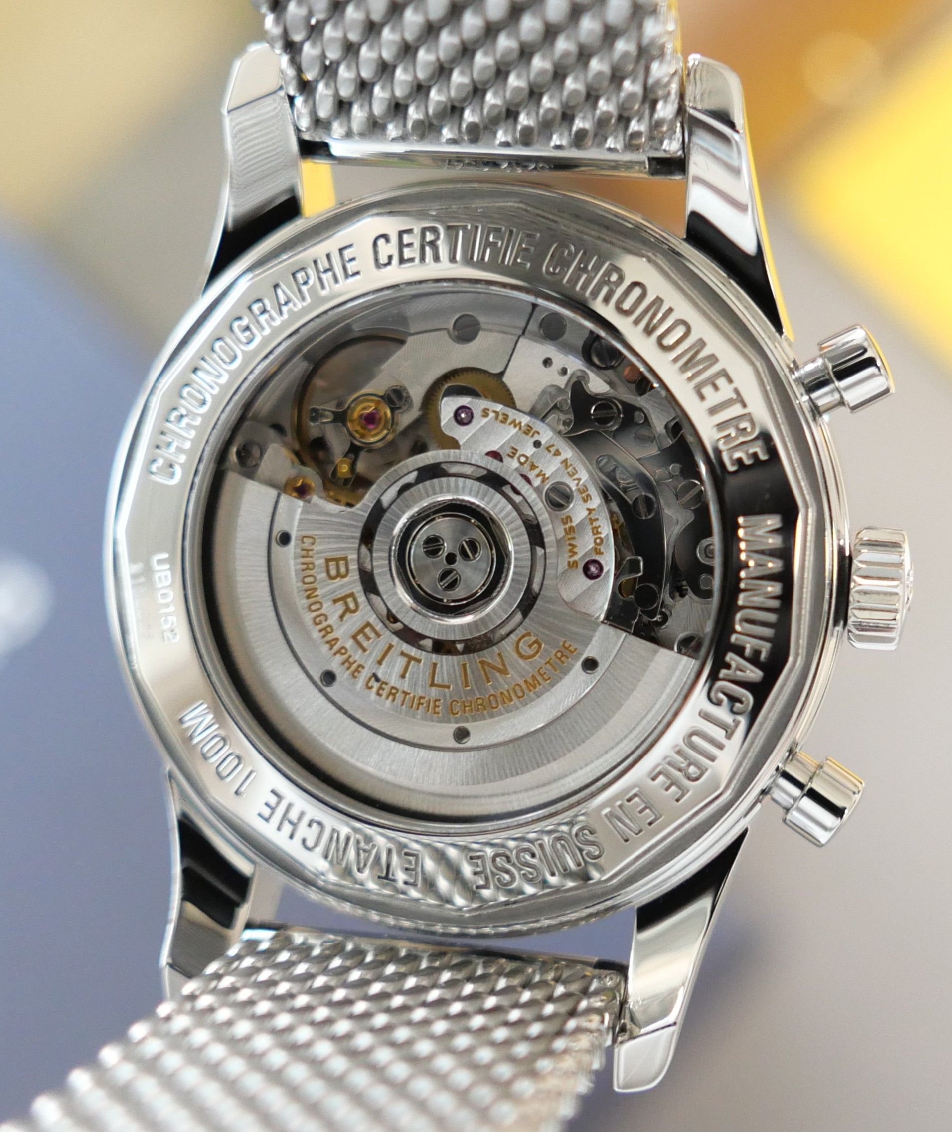 Breitling Transocean Chronograph Fullset – Bild 11