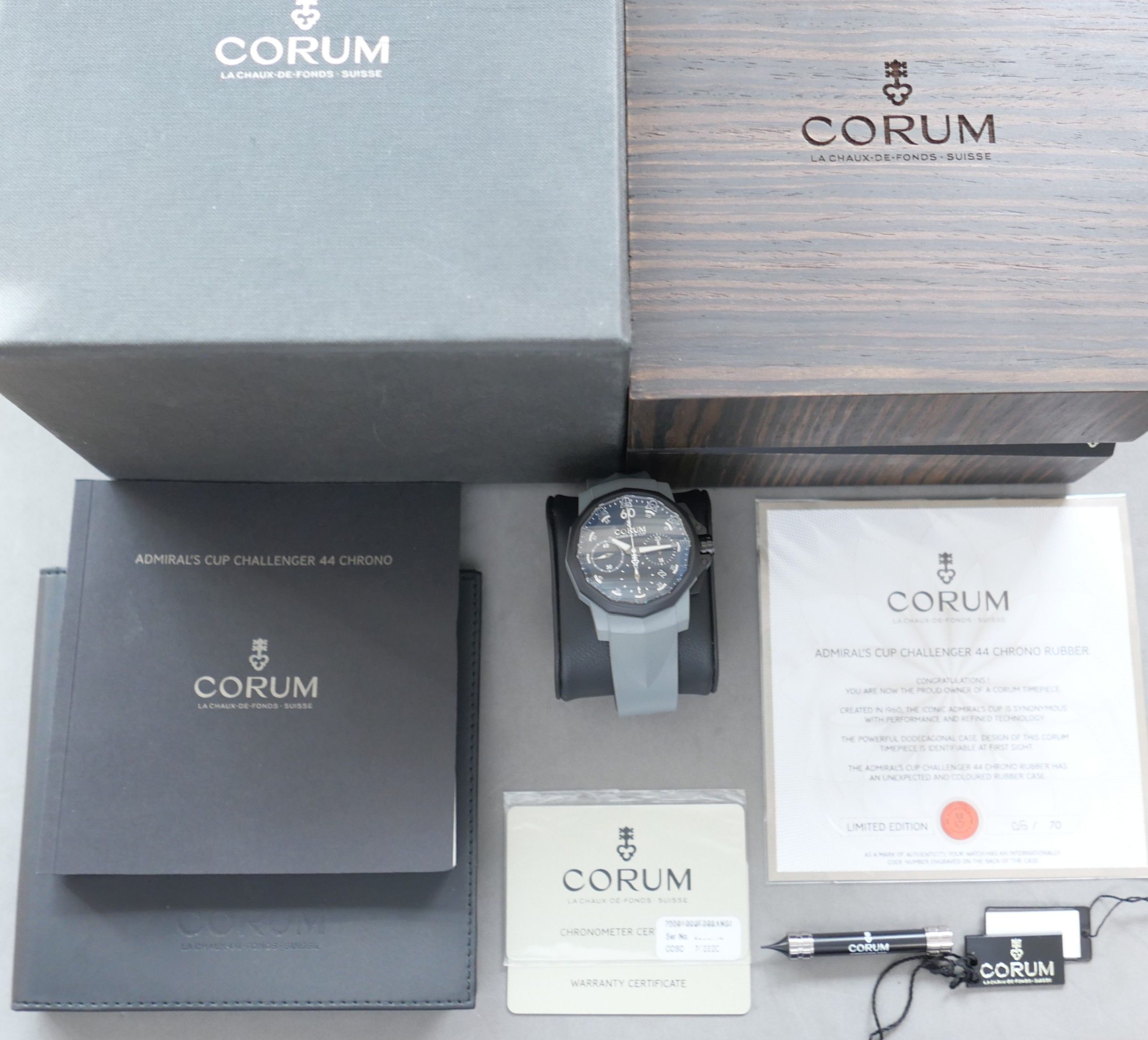 Corum Admiral's Cup Challenger 44 Chrono Fullset LTD – Bild 16