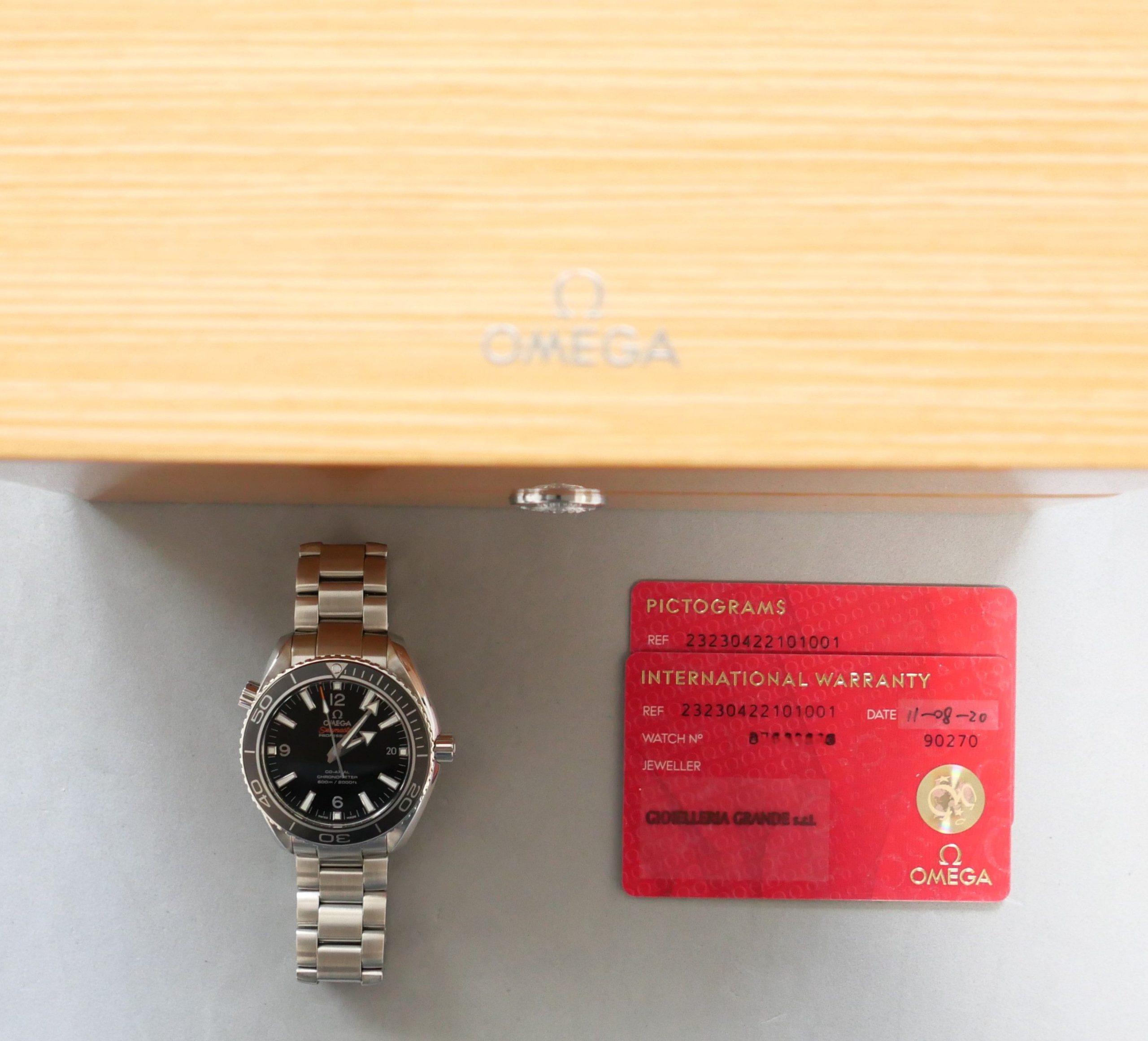 Omega Seamaster Planet Ocean 600M Fullset – Bild 16