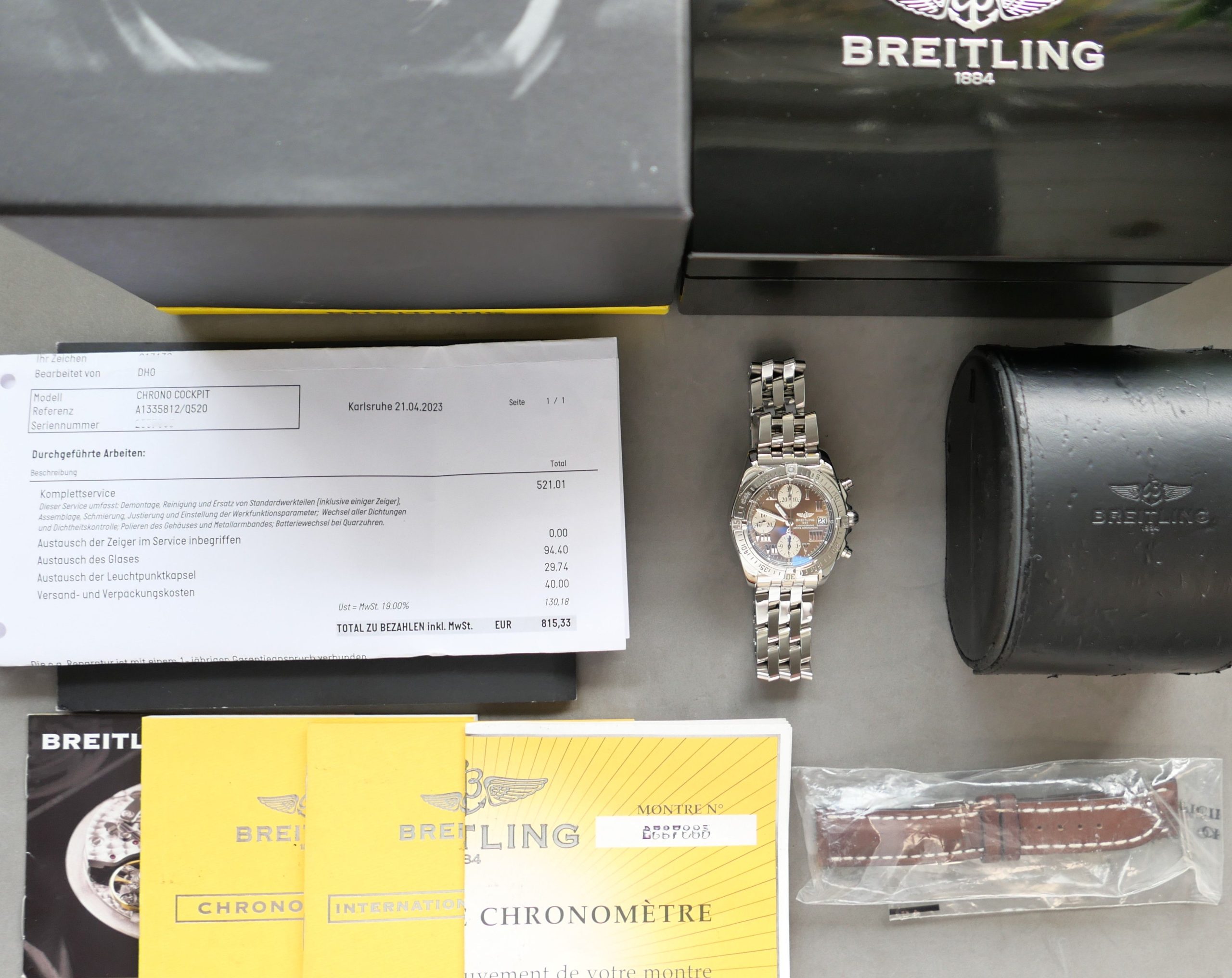 Breitling Chrono Cockpit Full Set Revision 04/23 – Bild 16