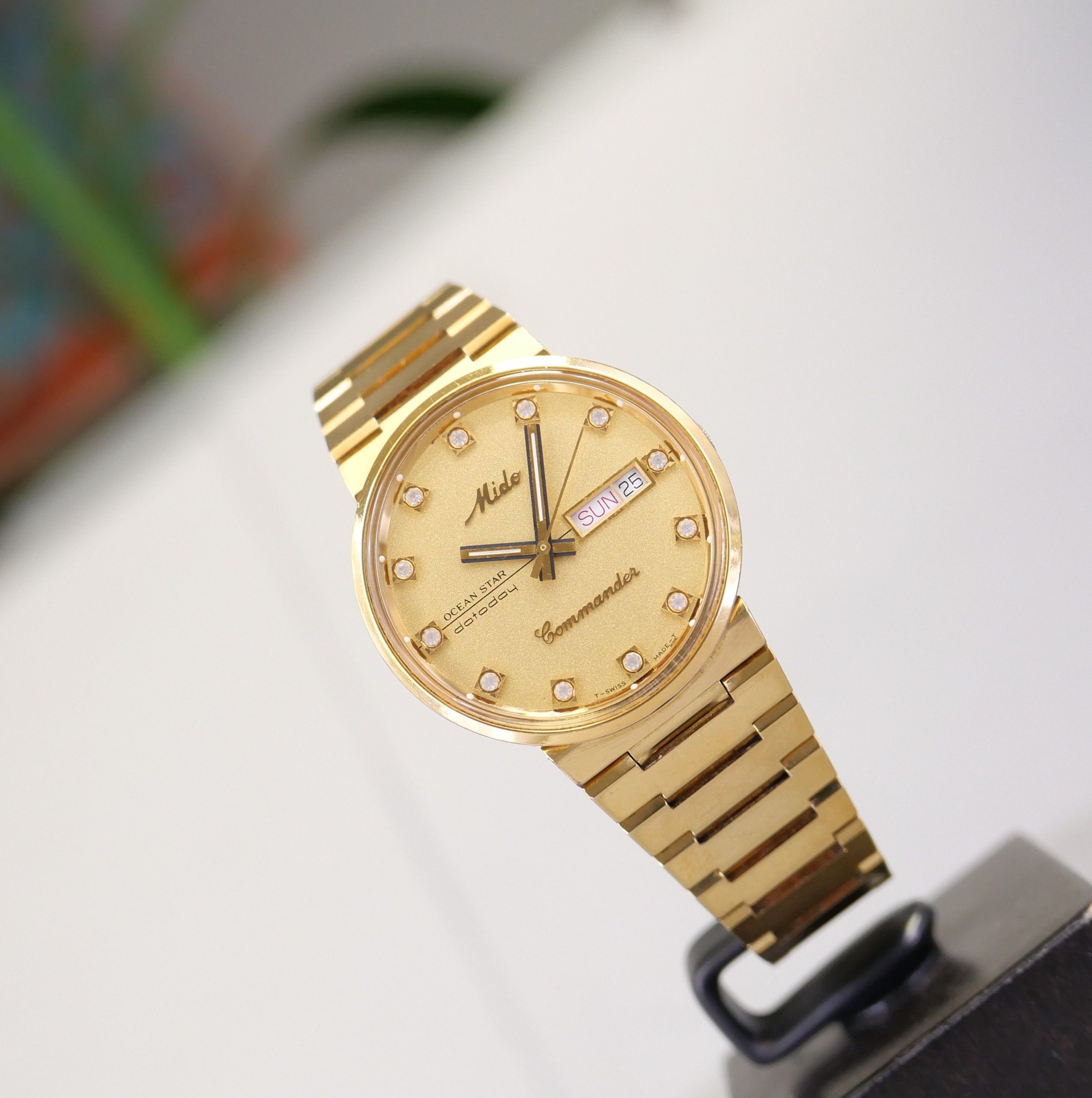 Mido Ocean Star Datoday Commander Diamantindizes – Bild 6