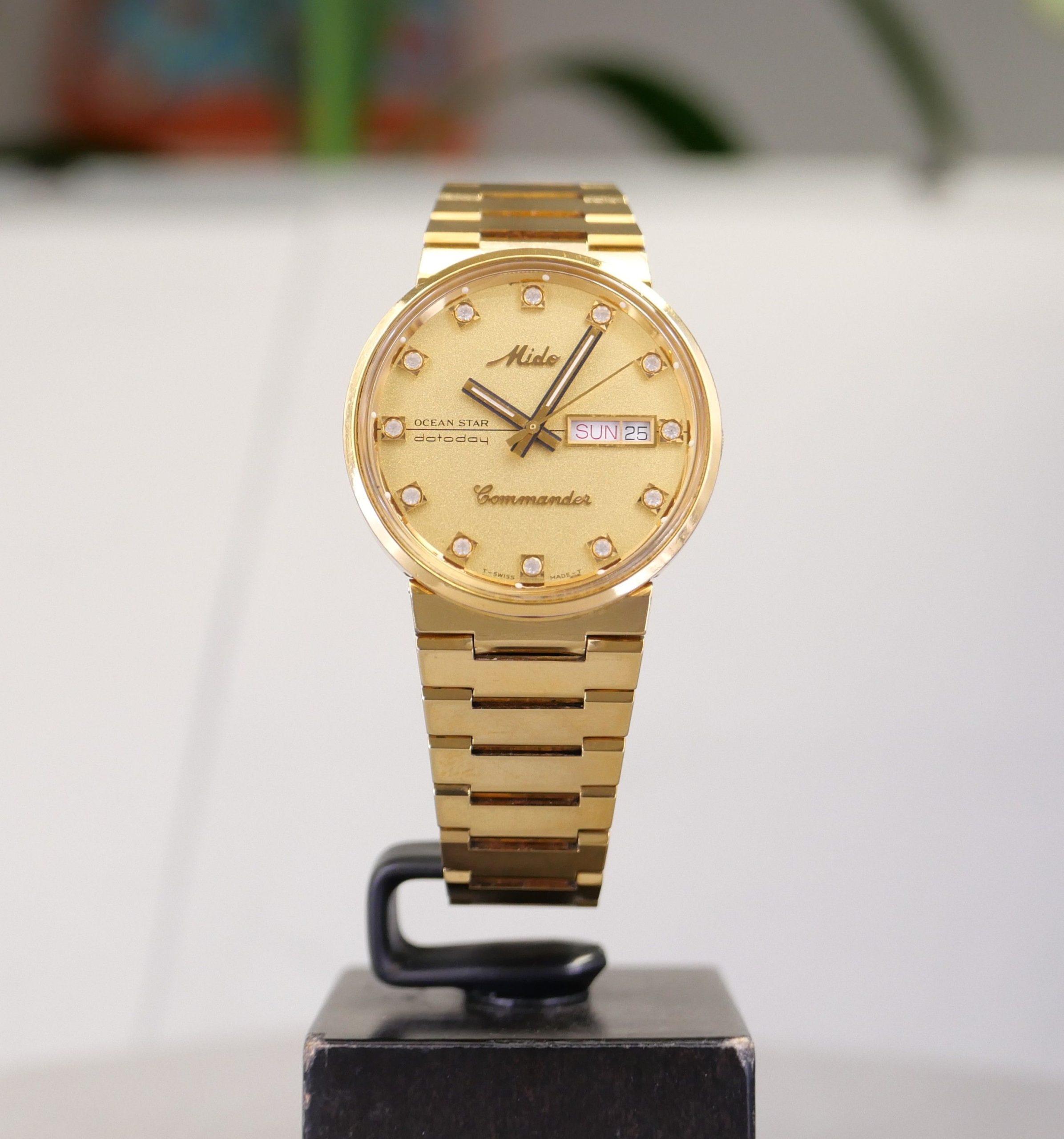 Mido Ocean Star Datoday Commander Diamantindizes – Bild 7