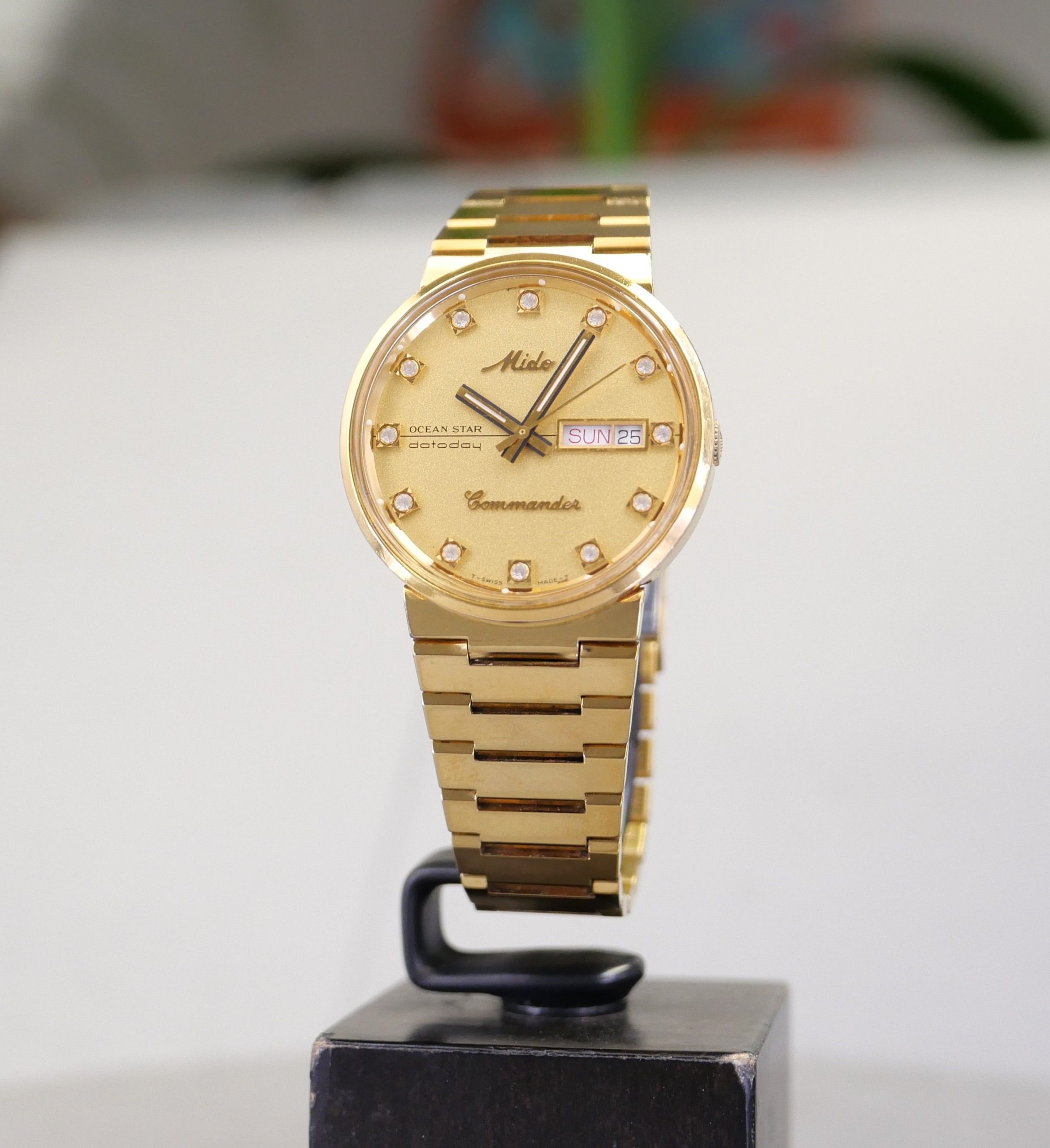 Mido Ocean Star Datoday Commander Diamantindizes – Bild 9