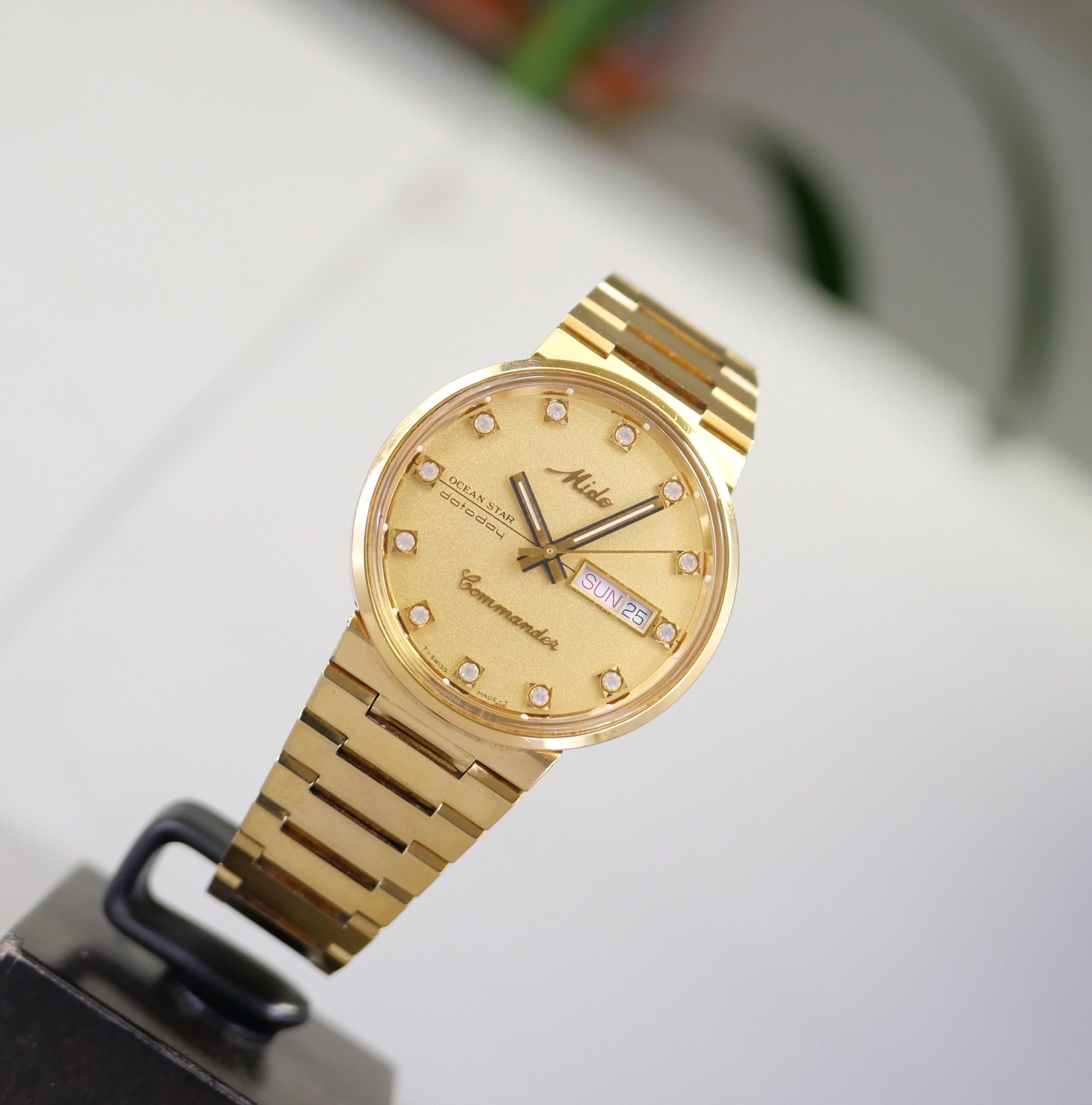 Mido Ocean Star Datoday Commander Diamantindizes – Bild 5