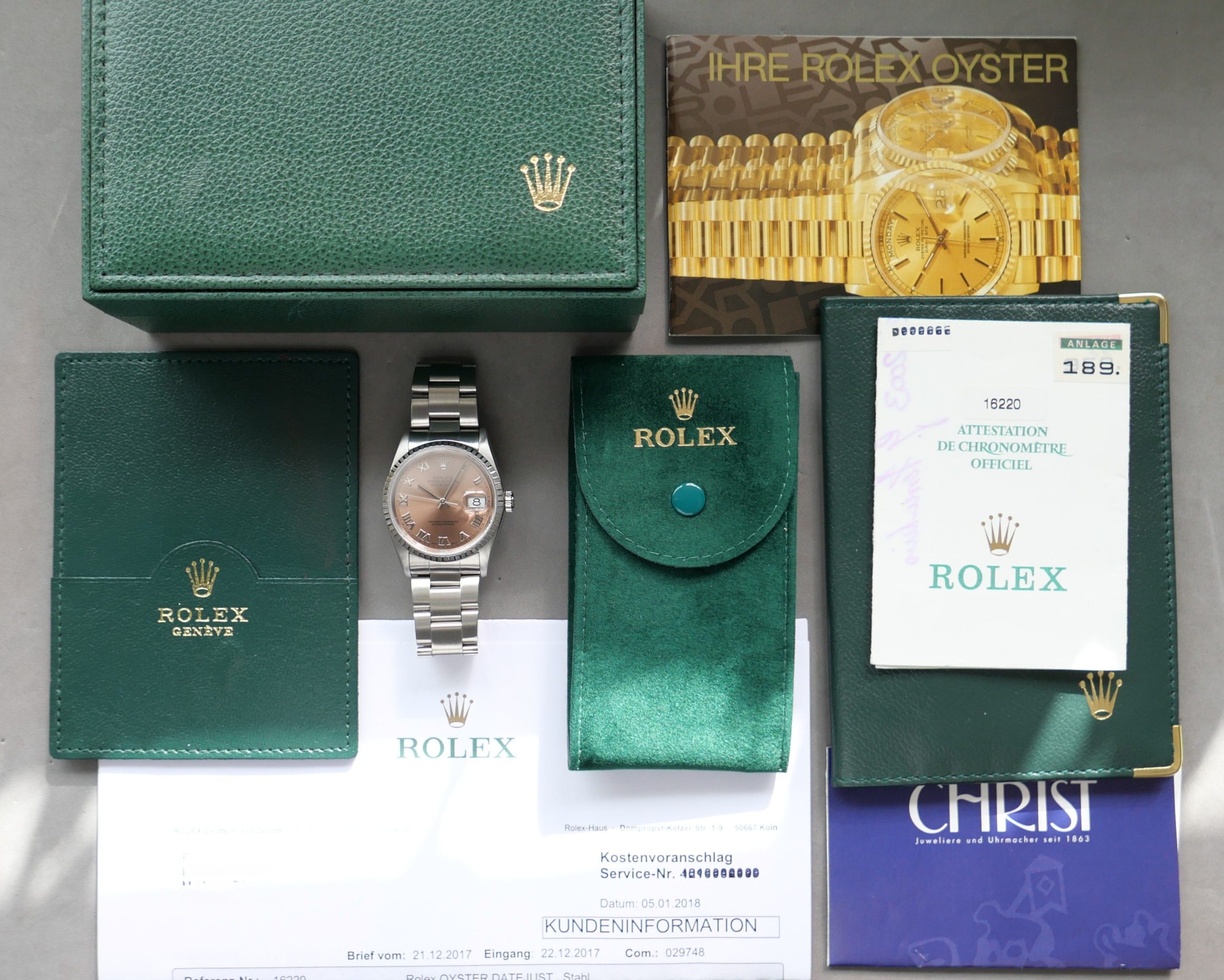Rolex Datejust 36 Full Set Revision LC100 – Bild 16