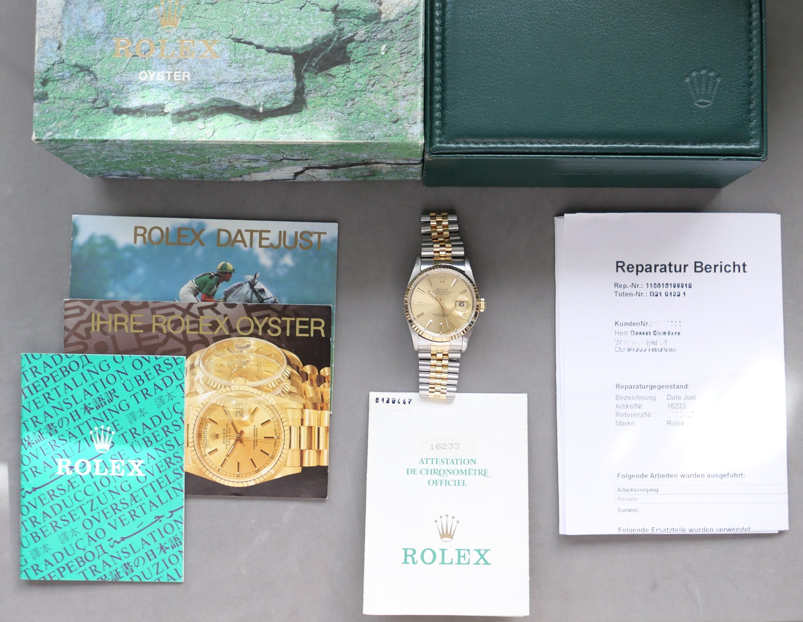 Rolex Datejust 36 Full Set Revision 10/21 – Bild 16