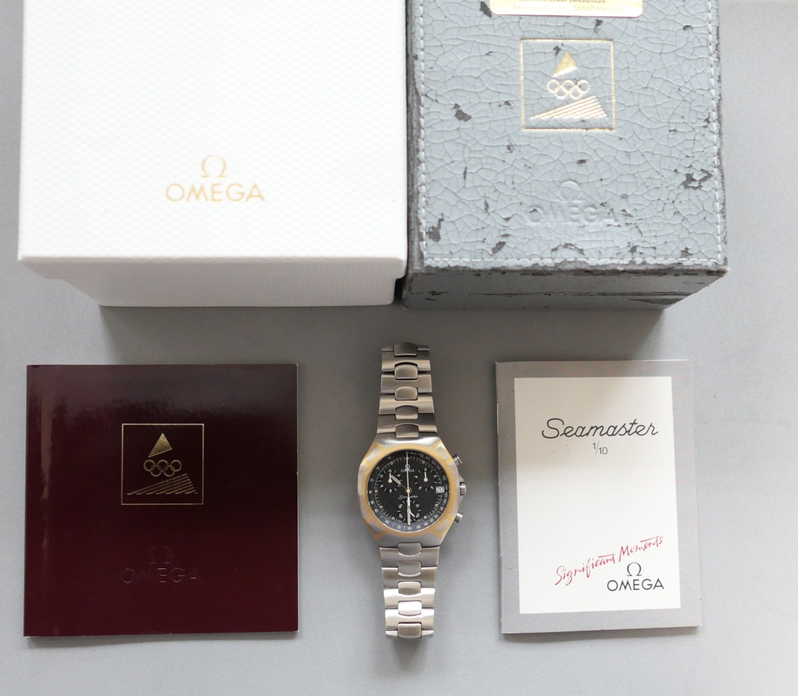 Omega Seamaster Polaris Olympia 1992 Full Set LTD – Bild 16