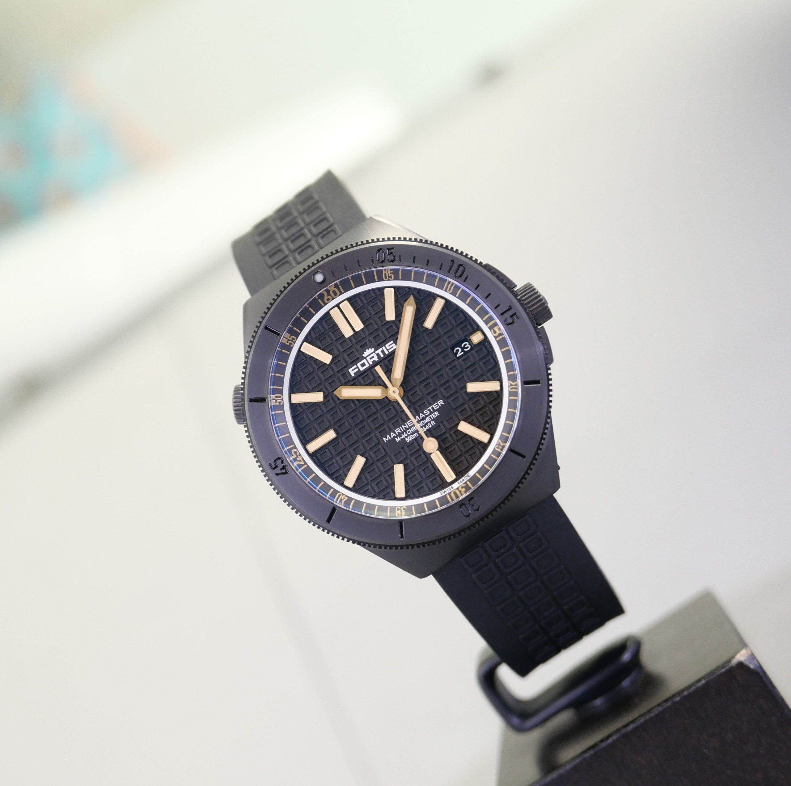 Fortis Marinemaster M-44 Black Resin DLC Full Set Ungetragen 04/26 – Bild 6