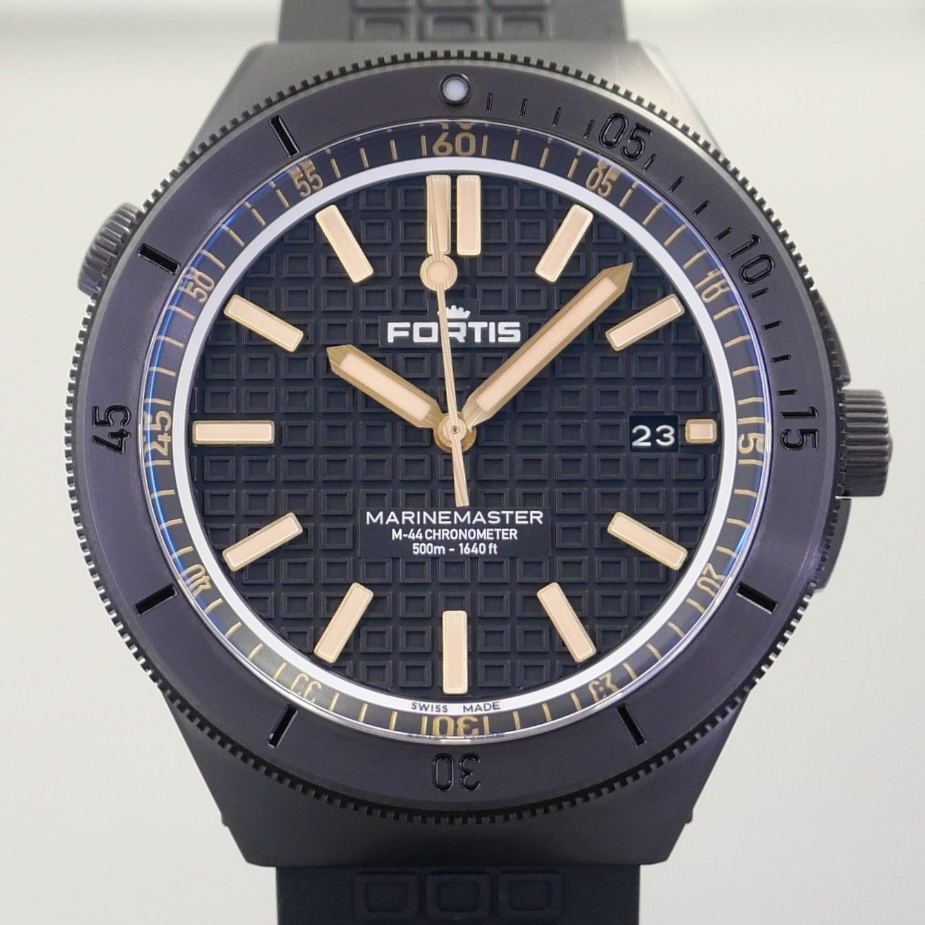 Fortis Marinemaster M-44 Black Resin DLC Full Set Ungetragen 04/26 – Bild 10