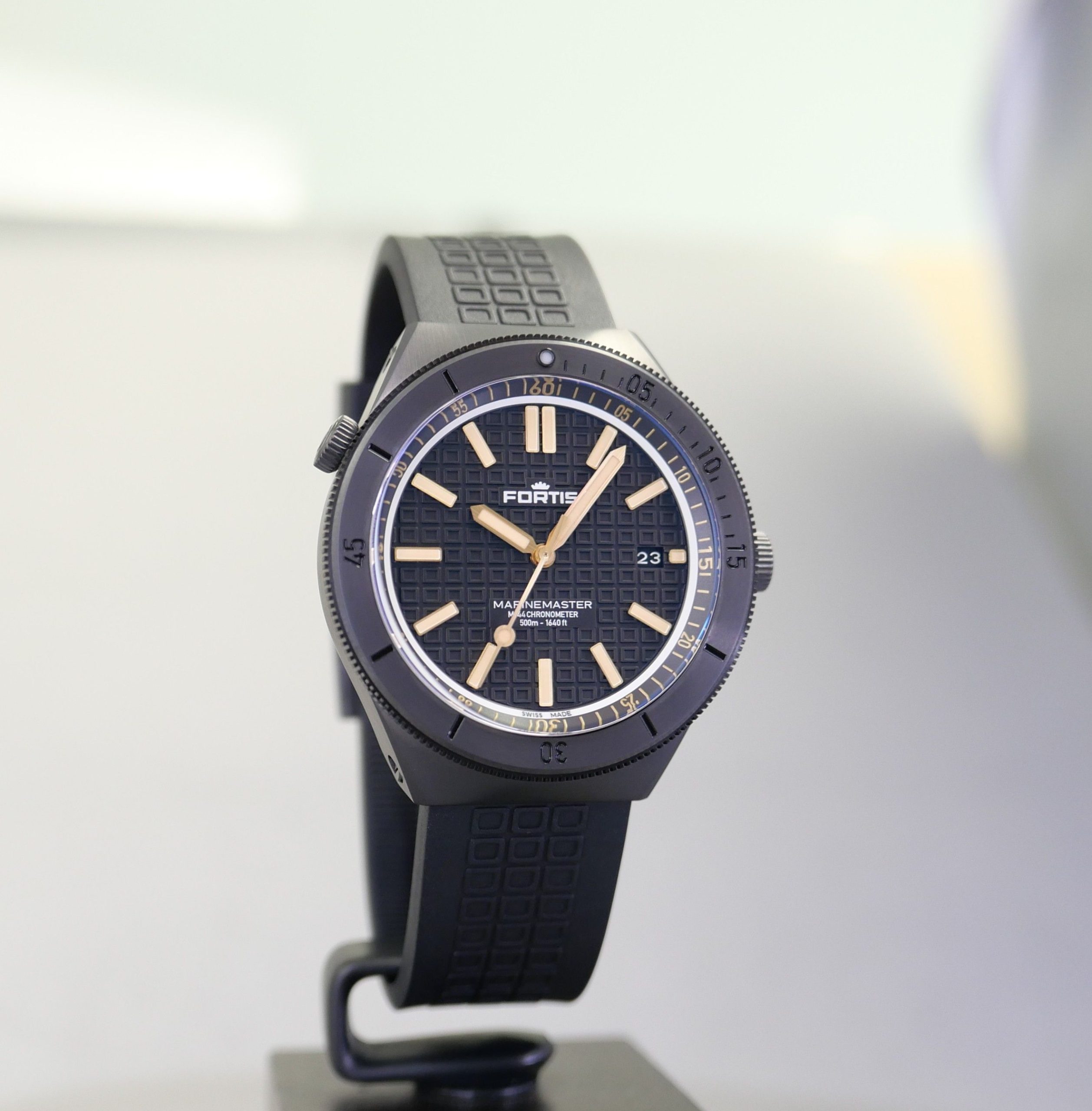 Fortis Marinemaster M-44 Black Resin DLC Full Set Ungetragen 04/26 – Bild 2