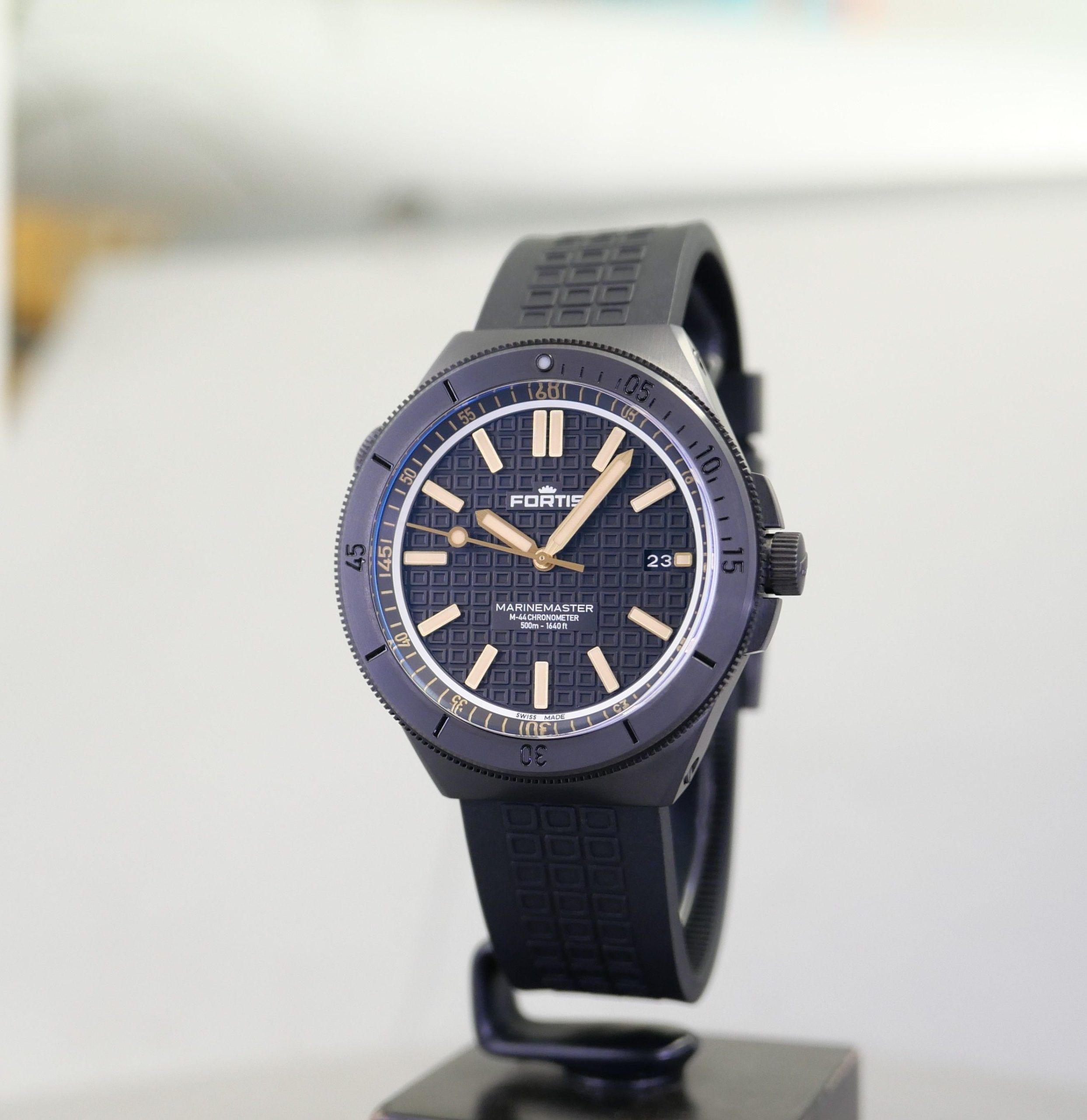 Fortis Marinemaster M-44 Black Resin DLC Full Set Ungetragen 04/26 – Bild 3