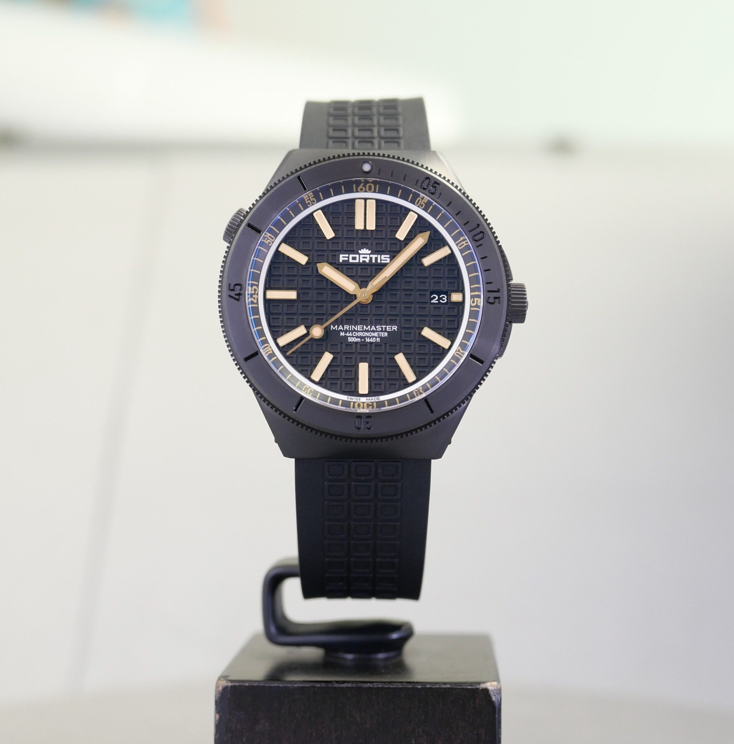Fortis Marinemaster M-44 Black Resin DLC Full Set Ungetragen 04/26 – Bild 7