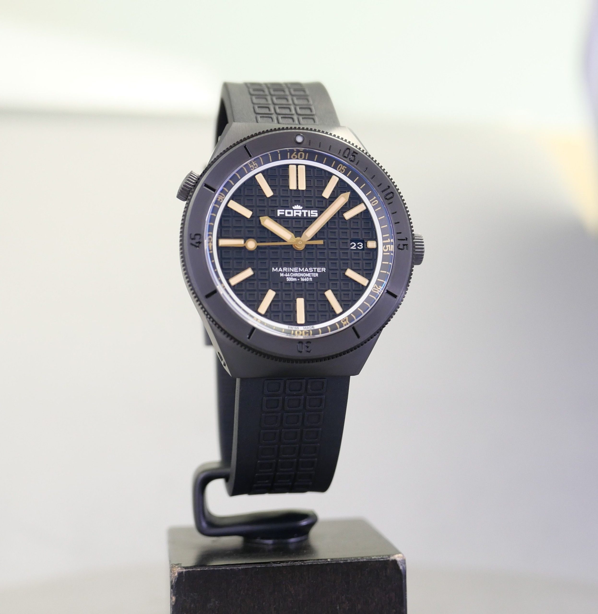 Fortis Marinemaster M-44 Black Resin DLC Full Set Ungetragen 04/26 – Bild 8