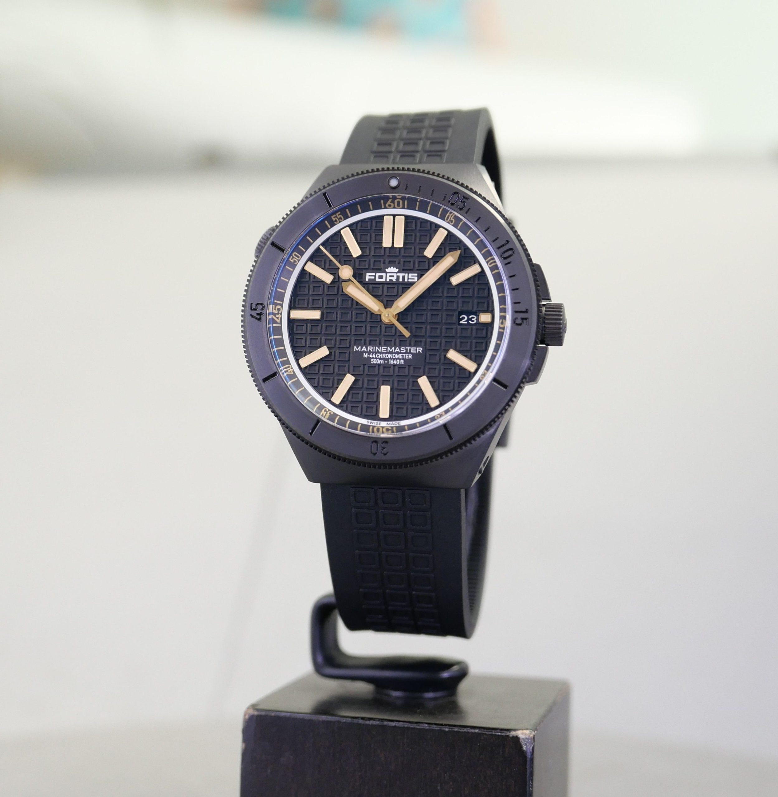 Fortis Marinemaster M-44 Black Resin DLC Full Set Ungetragen 04/26 – Bild 9