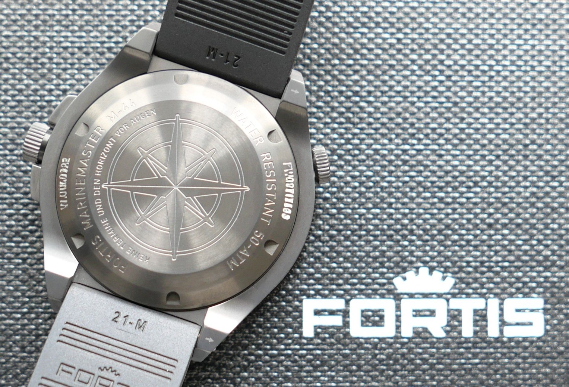 Fortis Marinemaster M-44 Black Resin DLC Full Set Ungetragen 04/26 – Bild 11
