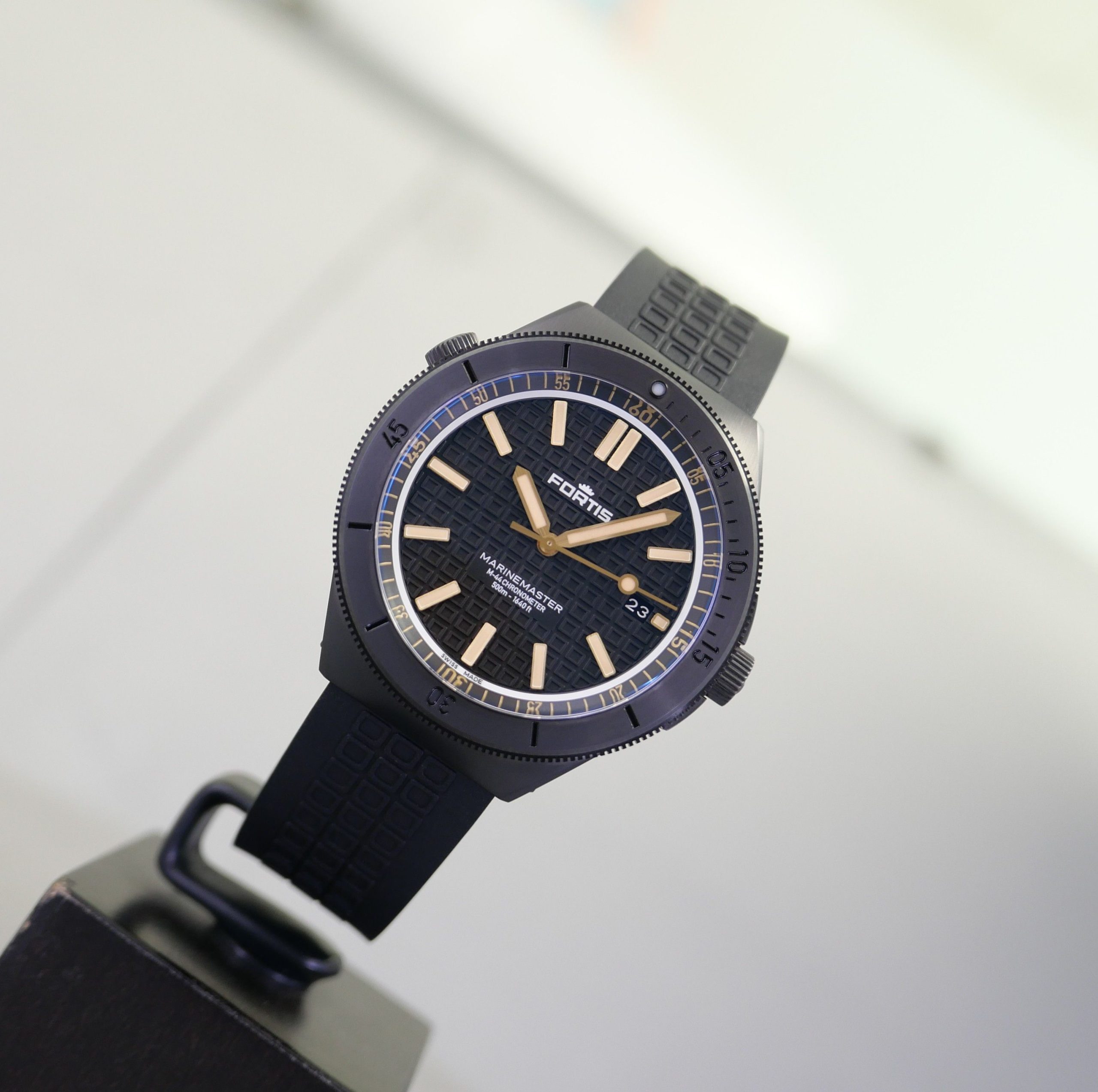 Fortis Marinemaster M-44 Black Resin DLC Full Set Ungetragen 04/26 – Bild 5