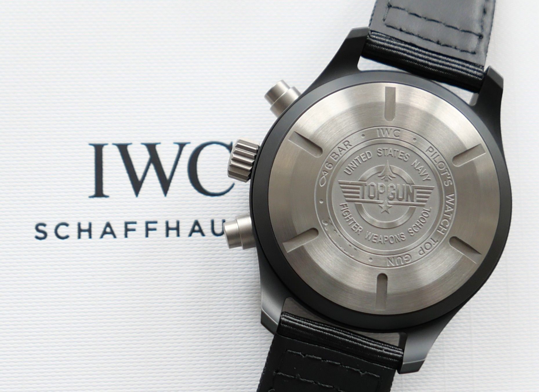 IWC Pilot's Watch Chronograph TOP GUN Full Set Ungetragen 03/26 – Bild 11