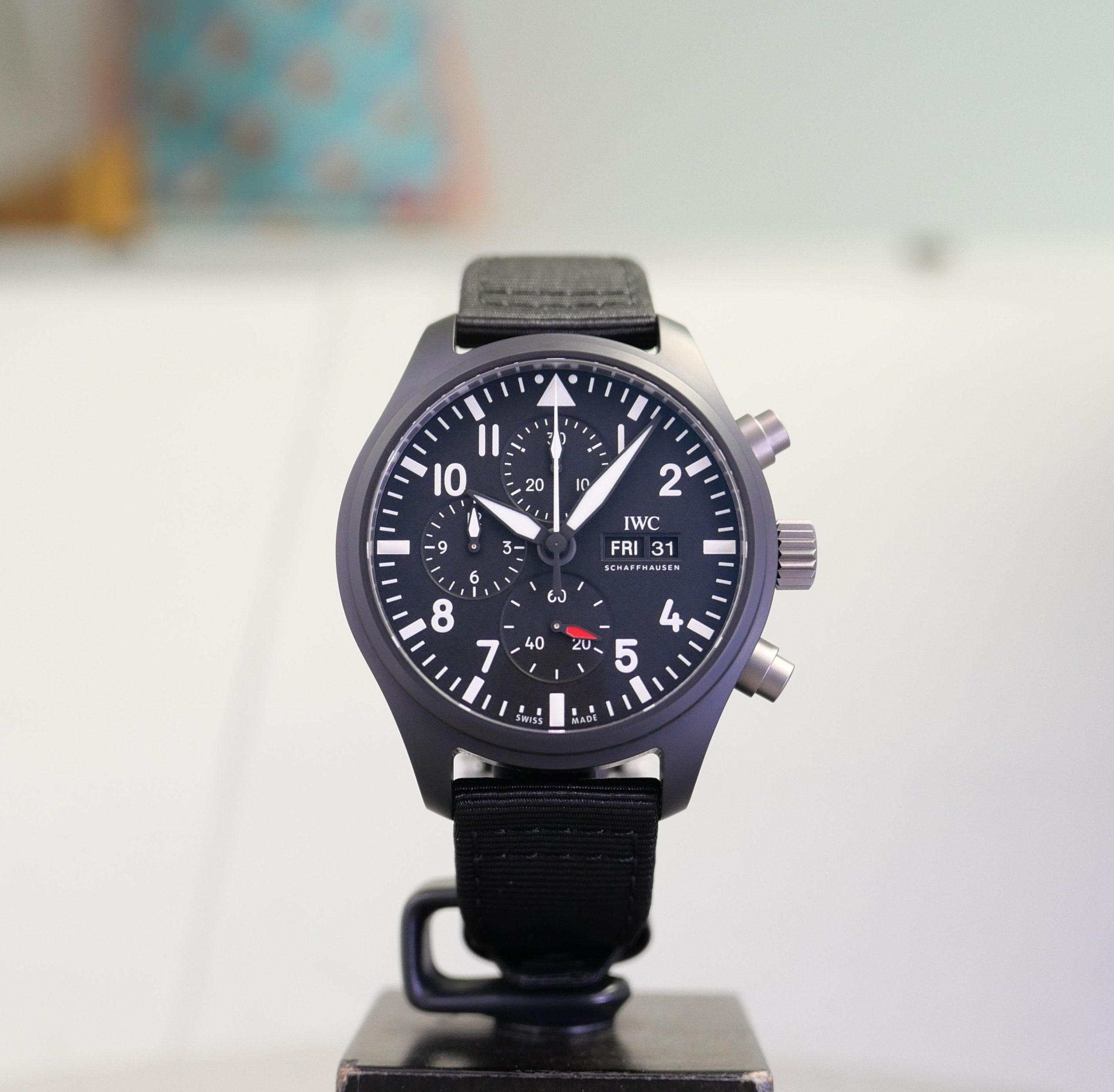 IWC Pilot's Watch Chronograph TOP GUN Full Set Ungetragen 03/26