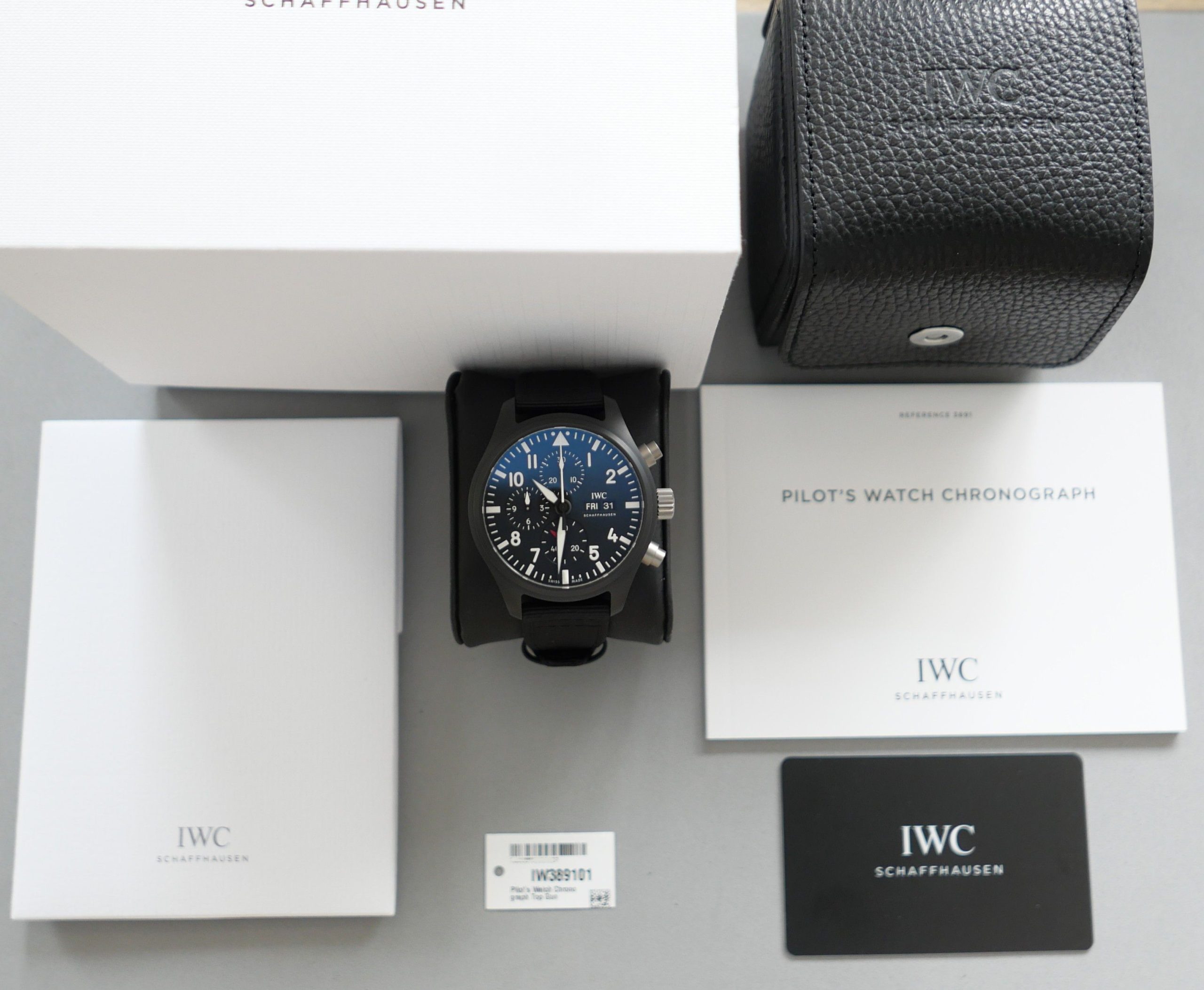 IWC Pilot's Watch Chronograph TOP GUN Full Set Ungetragen 03/26 – Bild 16