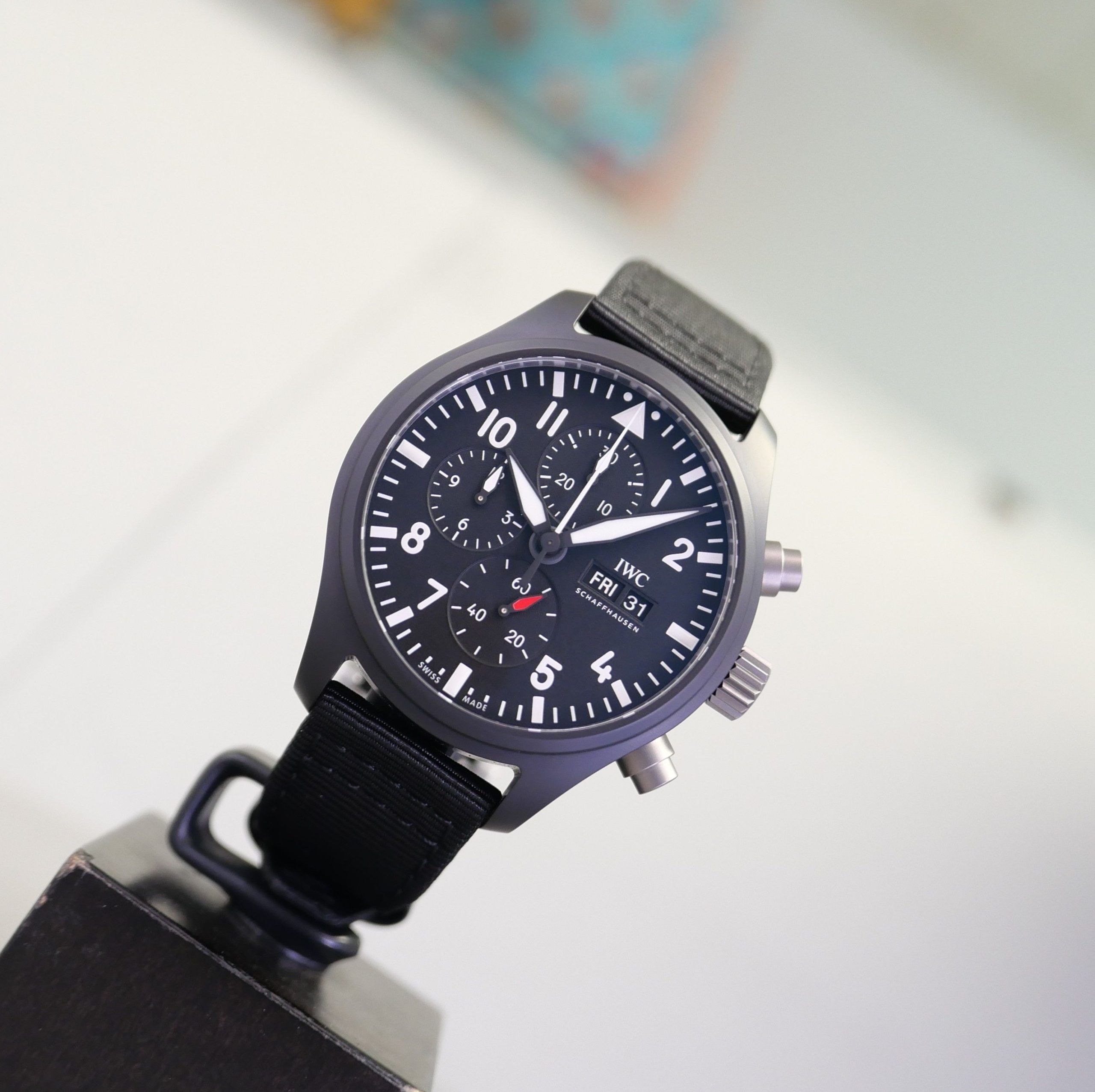 IWC Pilot's Watch Chronograph TOP GUN Full Set Ungetragen 03/26 – Bild 5