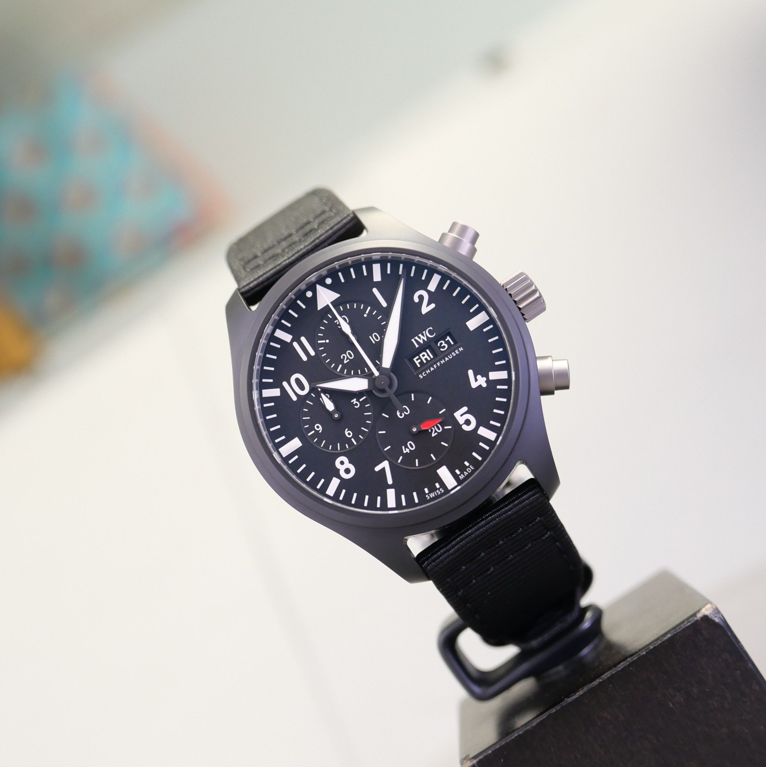 IWC Pilot's Watch Chronograph TOP GUN Full Set Ungetragen 03/26 – Bild 6