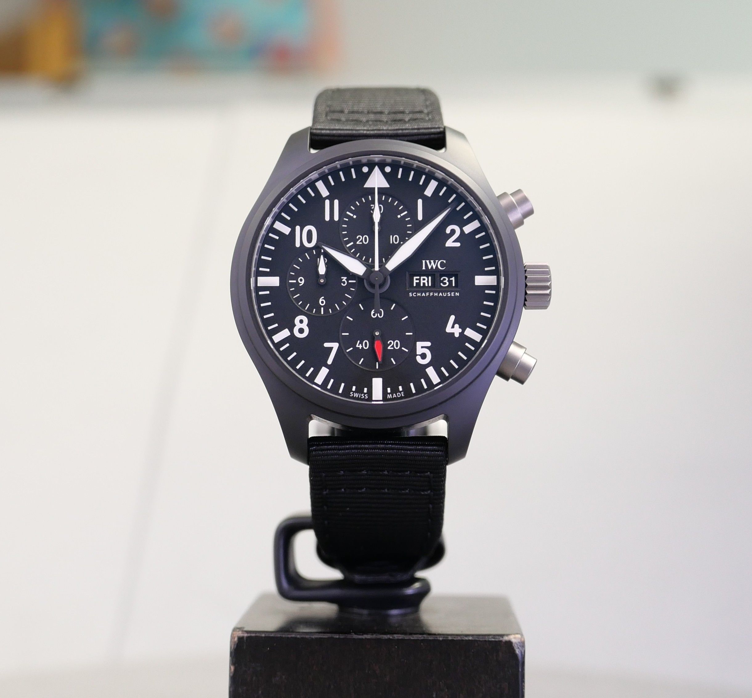 IWC Pilot's Watch Chronograph TOP GUN Full Set Ungetragen 03/26 – Bild 7