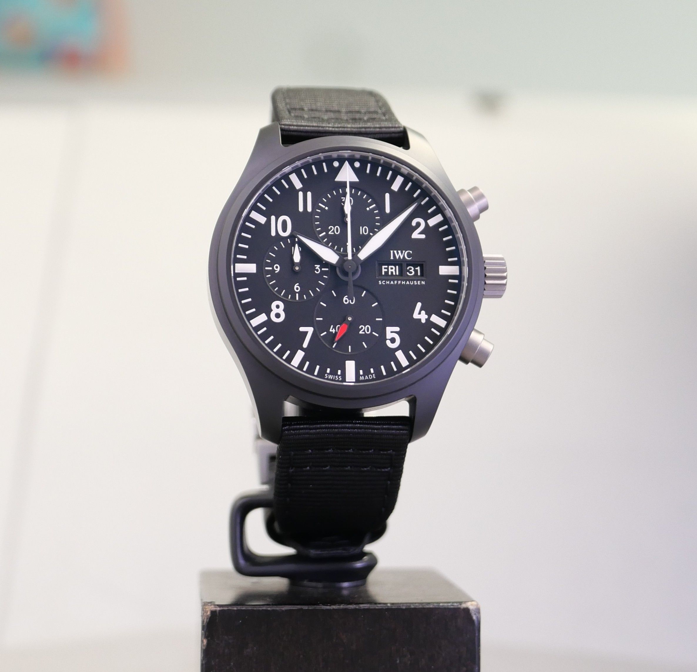 IWC Pilot's Watch Chronograph TOP GUN Full Set Ungetragen 03/26 – Bild 8